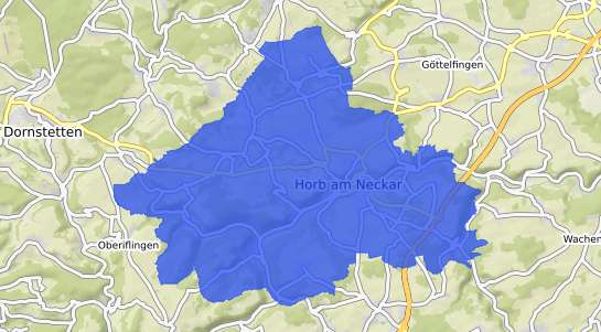 Bodenrichtwertkarte Horb am Neckar